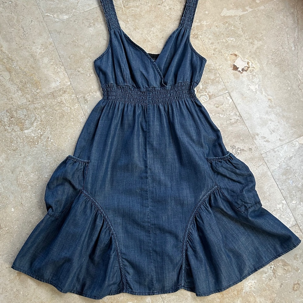 INC International Concepts Blue Jeans Dress, Size 6 - Picture 10 of 16